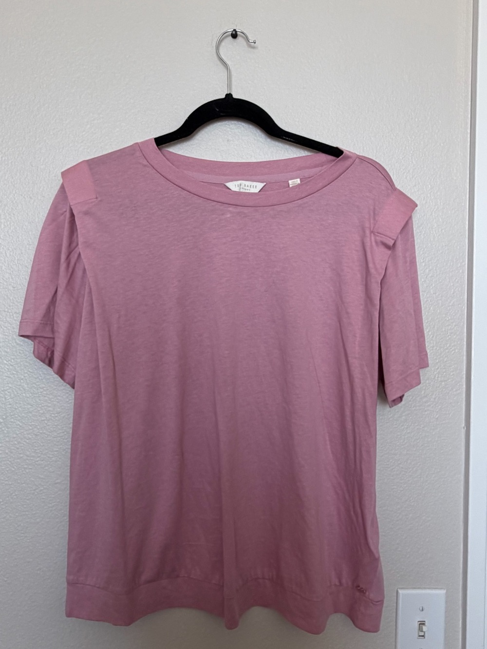 Ted Baker Dusty Rose Short Sleeve Crewneck Tee